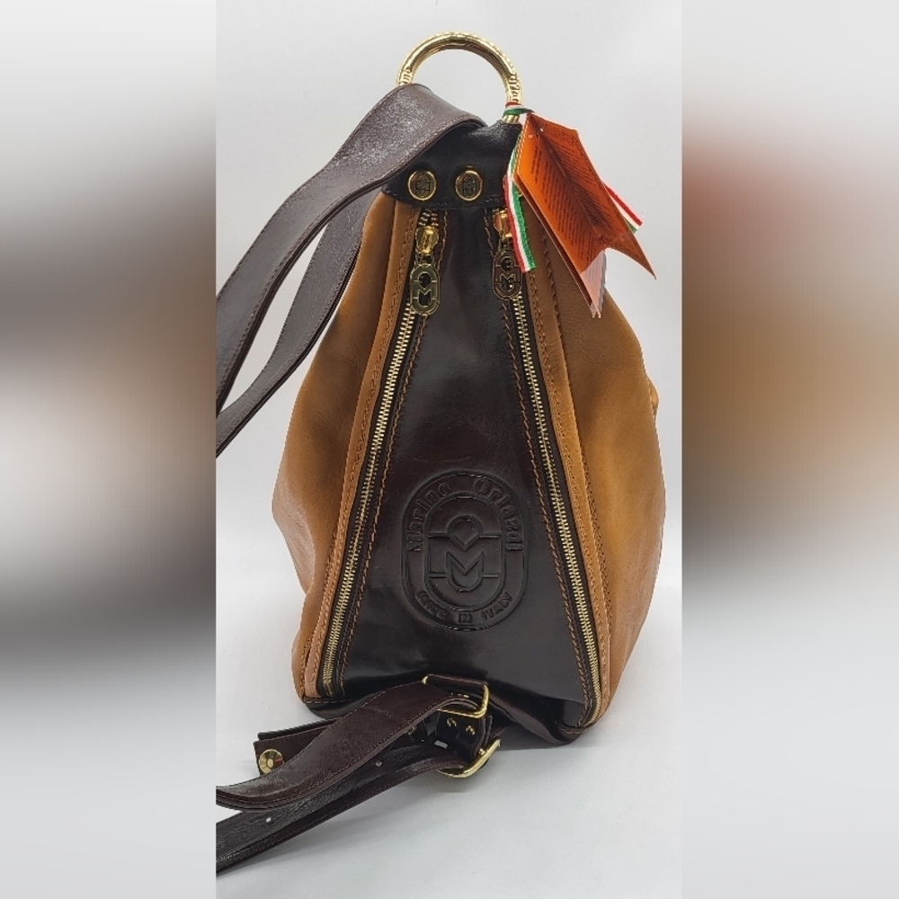 646- Marino Orlandi Women's Bag Genuine Leather Made In Italy NWT - Picture 7 of 16